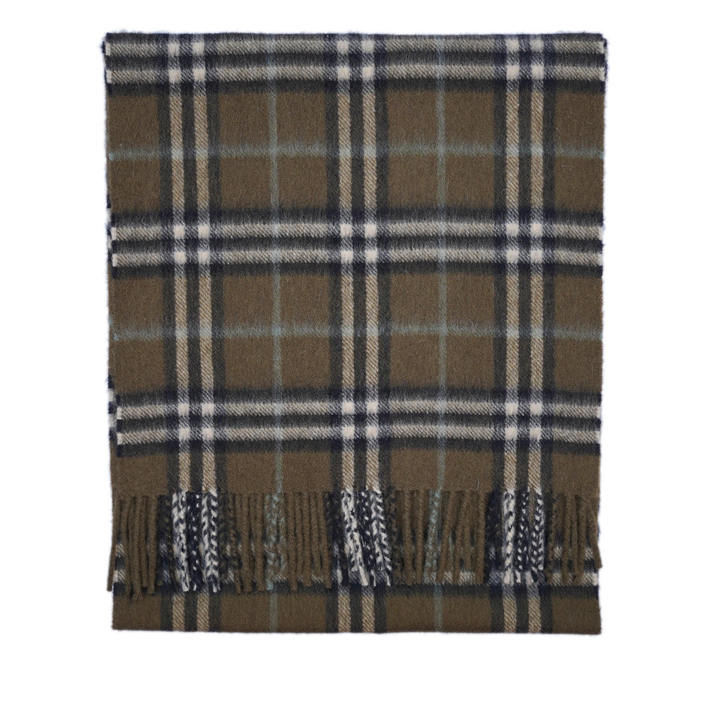 Cashmere Plaid Print Vintage Pre-Loved Scarf