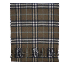 Cashmere Plaid Print Vintage Pre-Loved Scarf