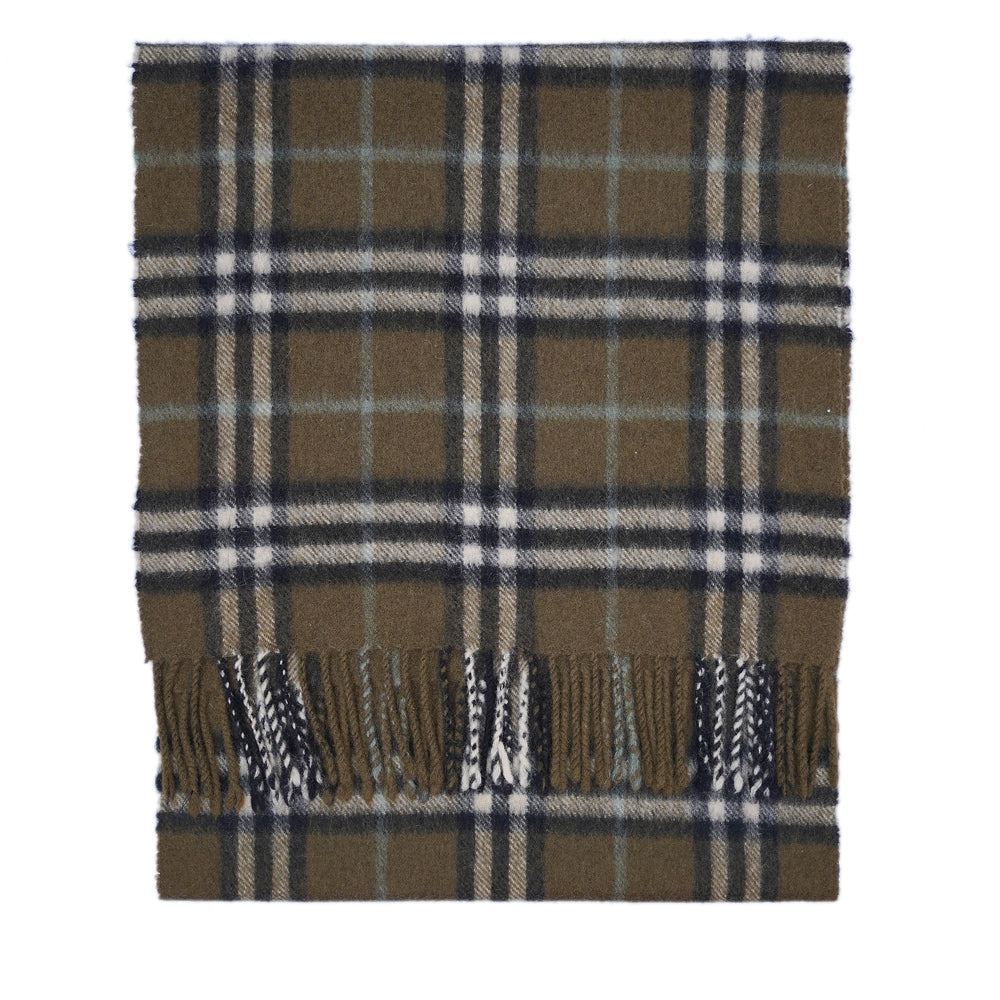 Cashmere Plaid Print Vintage Pre-Loved Scarf