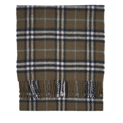 Cashmere Plaid Print Vintage Pre-Loved Scarf
