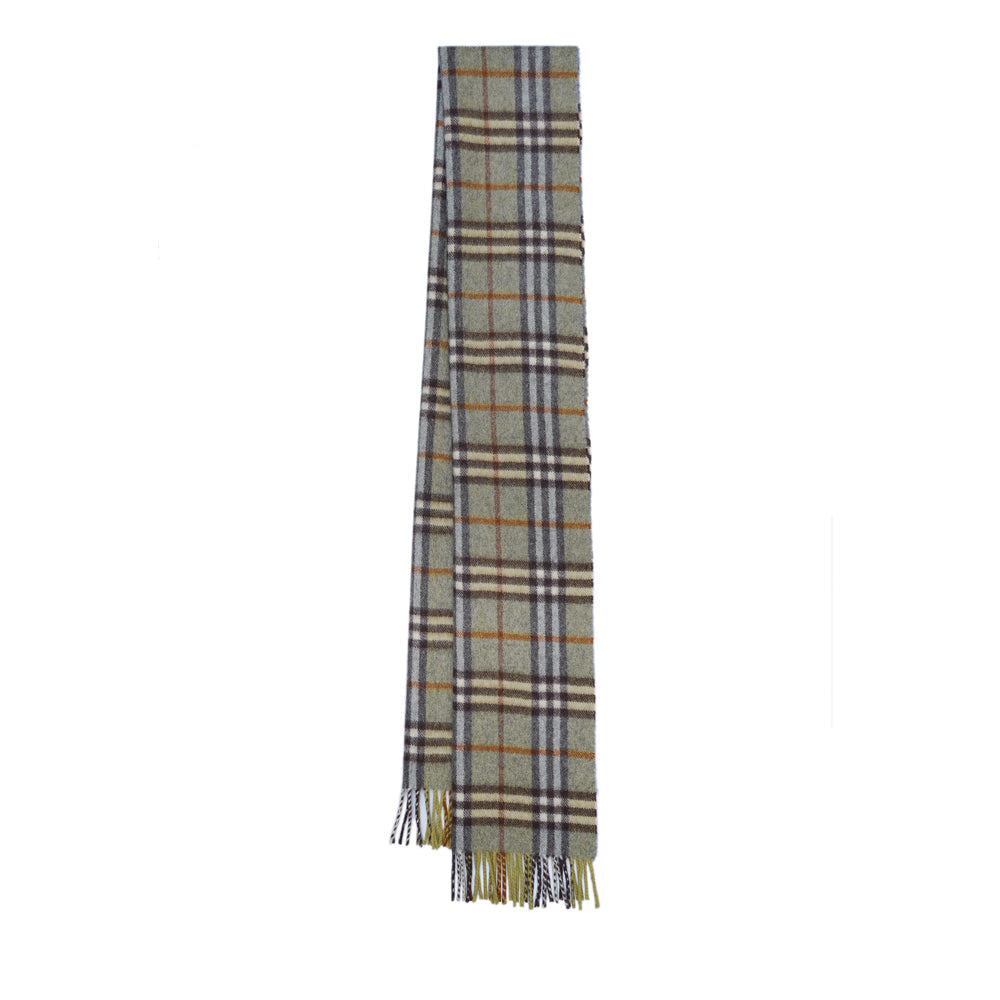 Cashmere Plaid Print Vintage Pre-Loved Scarf