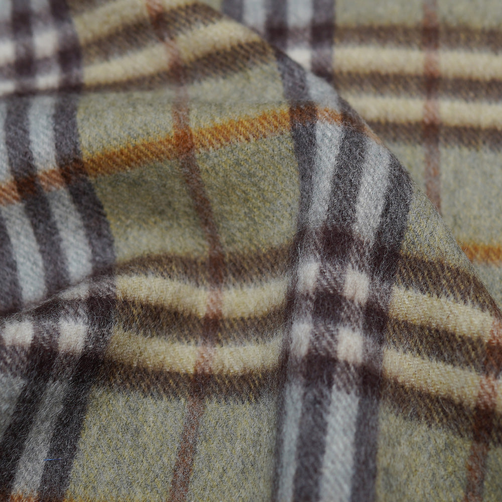 Cashmere Plaid Print Vintage Pre-Loved Scarf