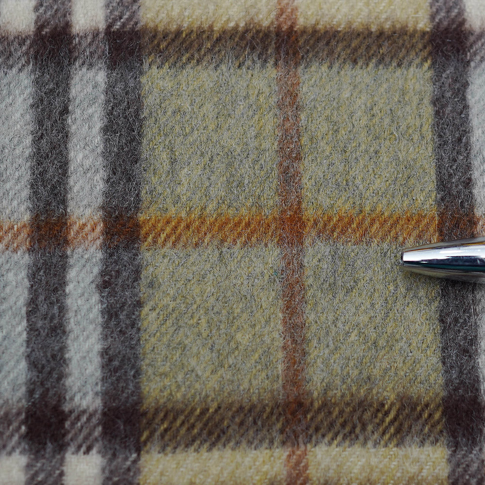 Cashmere Plaid Print Vintage Pre-Loved Scarf