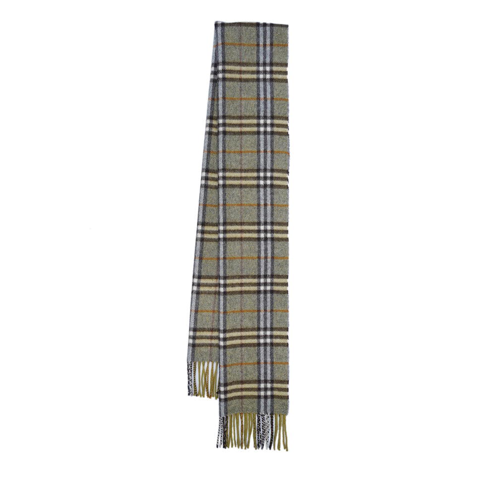 Lambswool Plaid Print Vintage Pre-Loved Scarf