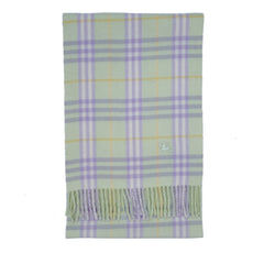 Lambswool Plaid Print Vintage Pre-Loved Scarf