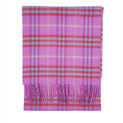 Cashmere Plaid Print Vintage Pre-Loved Scarf
