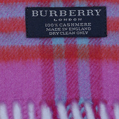 Cashmere Plaid Print Vintage Pre-Loved Scarf