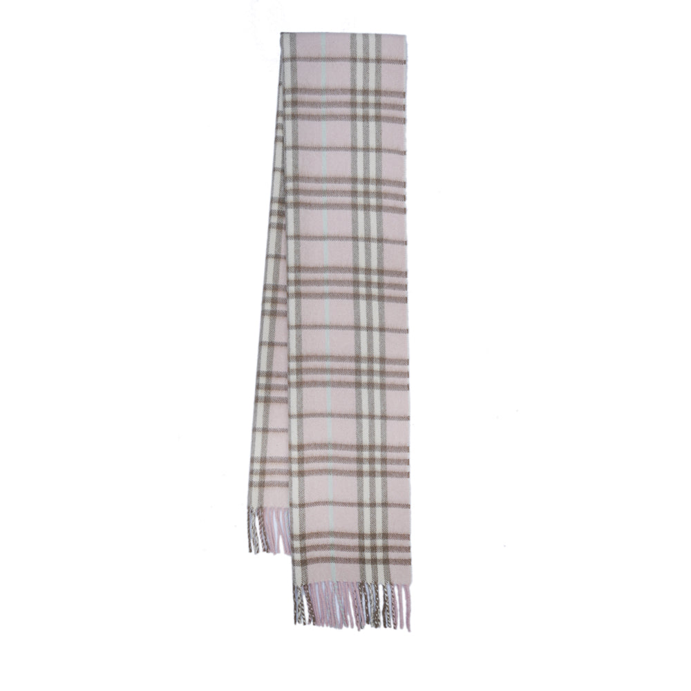 Cashmere Plaid Print Vintage Pre-Loved Scarf
