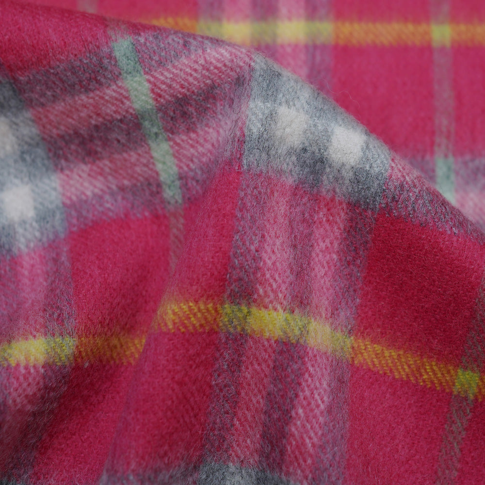 Cashmere Plaid Print Vintage Pre-Loved Scarf