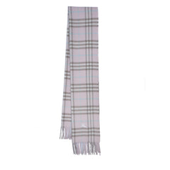 Cashmere/Wool Plaid Print Vintage Pre-Loved Scarf
