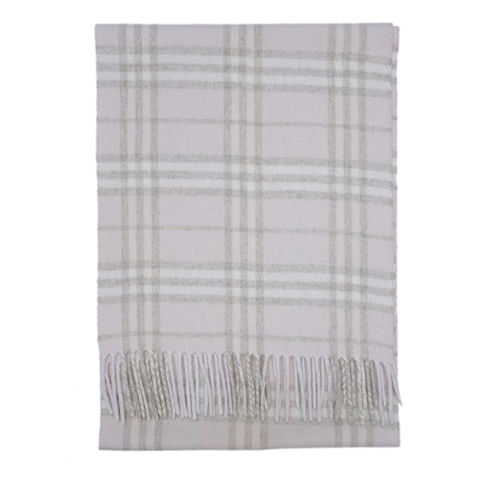 Cashmere Plaid Print Vintage Pre-Loved Scarf