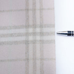 Cashmere Plaid Print Vintage Pre-Loved Scarf