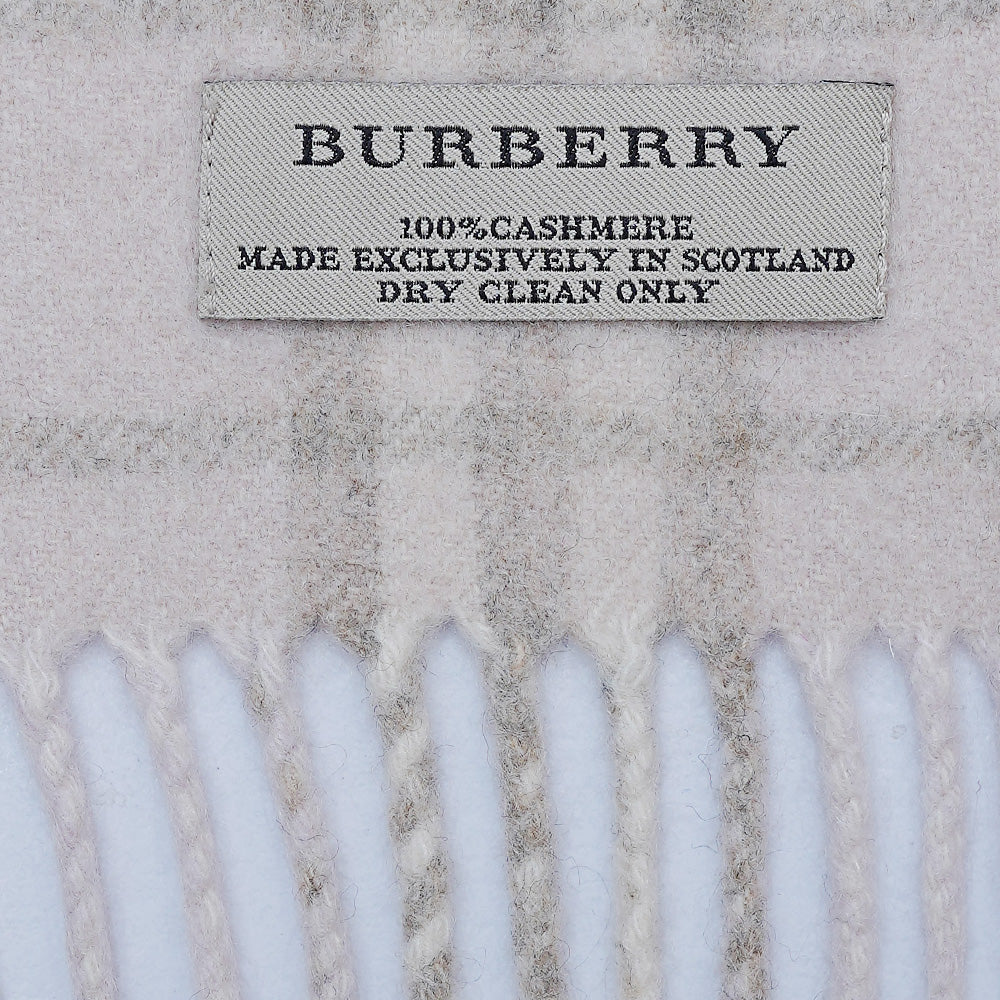 Cashmere Plaid Print Vintage Pre-Loved Scarf