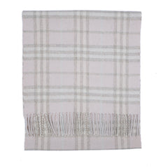 Cashmere Plaid Print Vintage Pre-Loved Scarf