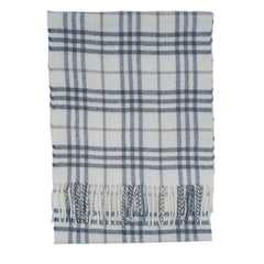 Lambswool Plaid Print Vintage Pre-Loved Scarf