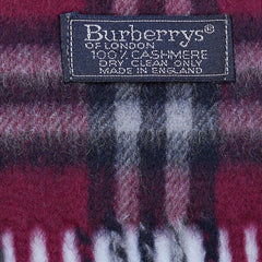 Cashmere Plaid Print Vintage Pre-Loved Scarf