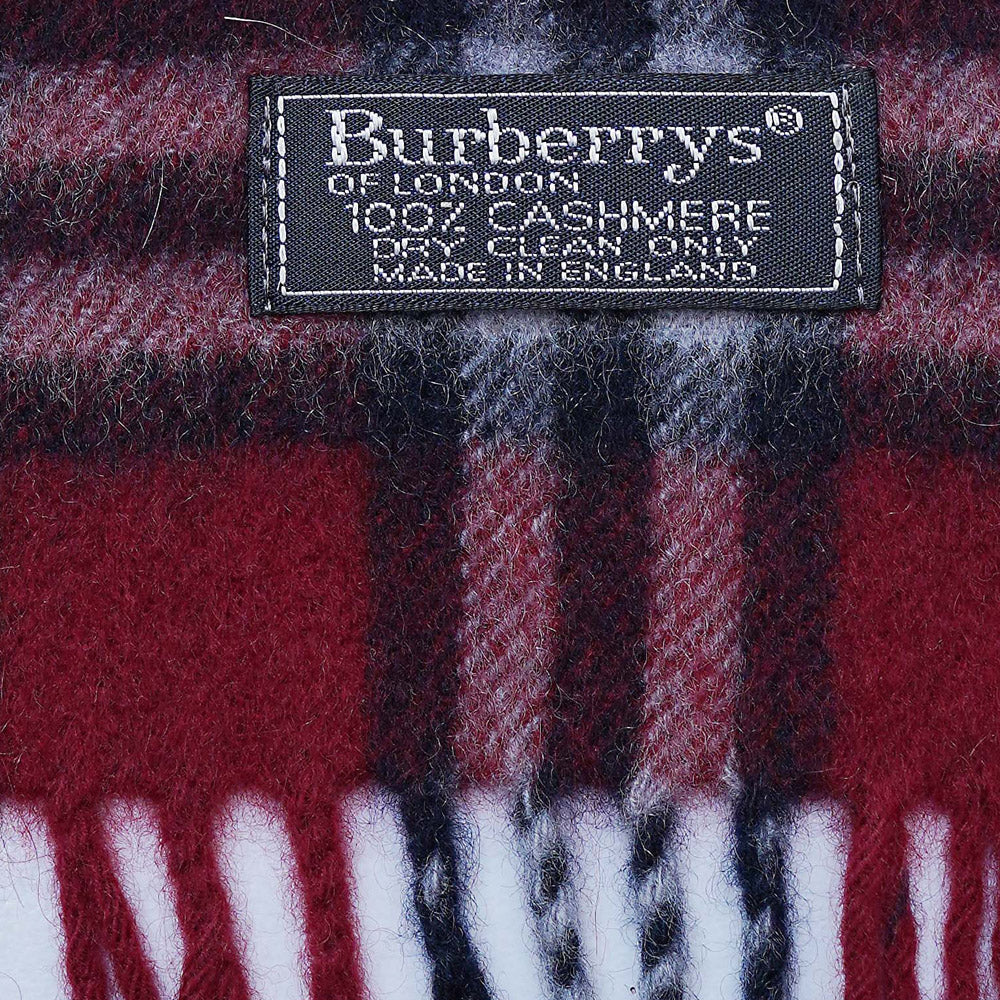 Cashmere Plaid Print Vintage Pre-Loved Scarf