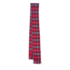 Cashmere/Wool Plaid Print Vintage Pre-Loved Scarf