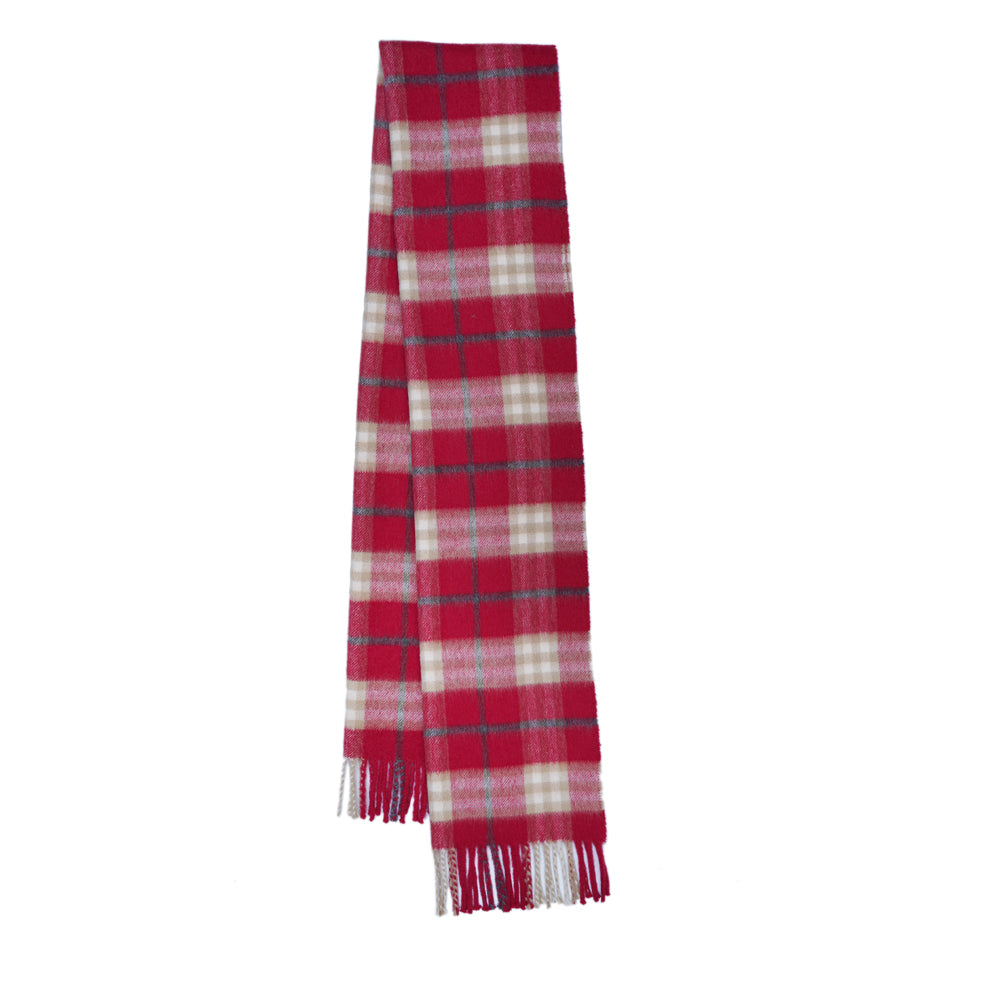 Cashmere Plaid Print Vintage Pre-Loved Scarf