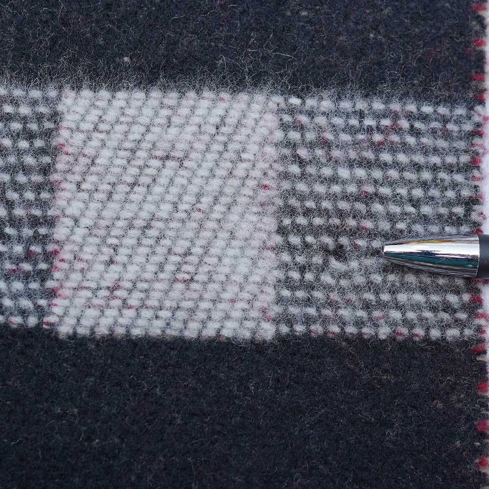 Wool Blend Plaid Print Vintage Pre-Loved Scarf