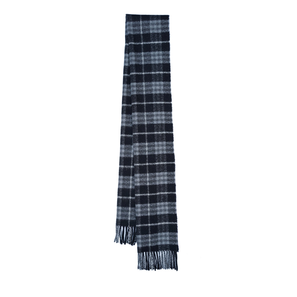 Cashmere Blend Plaid Print Vintage Pre-Loved Scarf