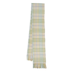 Cashmere Plaid Print Vintage Pre-Loved Scarf
