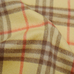 Cashmere Plaid Print Vintage Pre-Loved Scarf