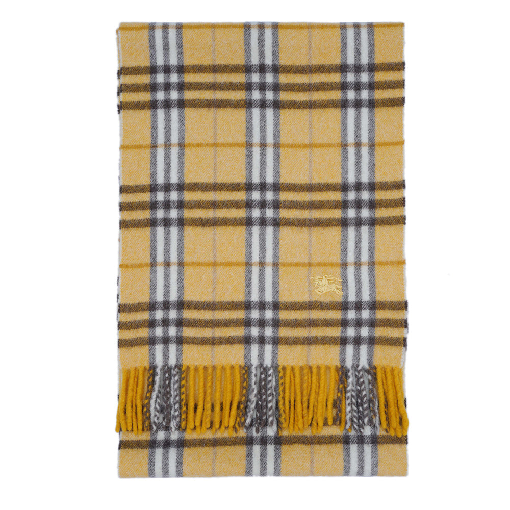 Lambswool Plaid Print Vintage Pre-Loved Scarf