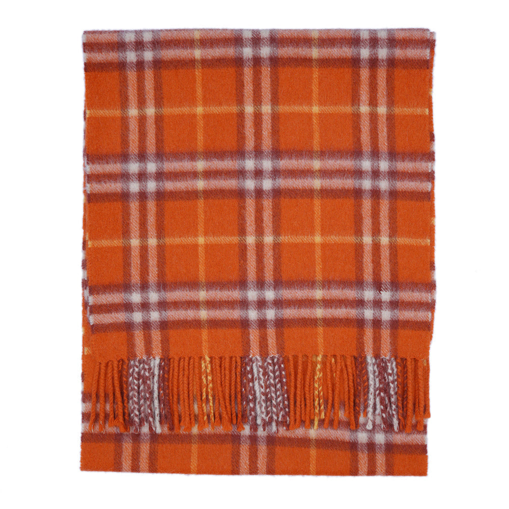 Cashmere Plaid Print Vintage Pre-Loved Scarf