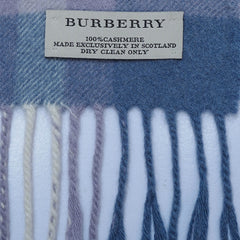 Cashmere Plaid Print Vintage Pre-Loved Scarf