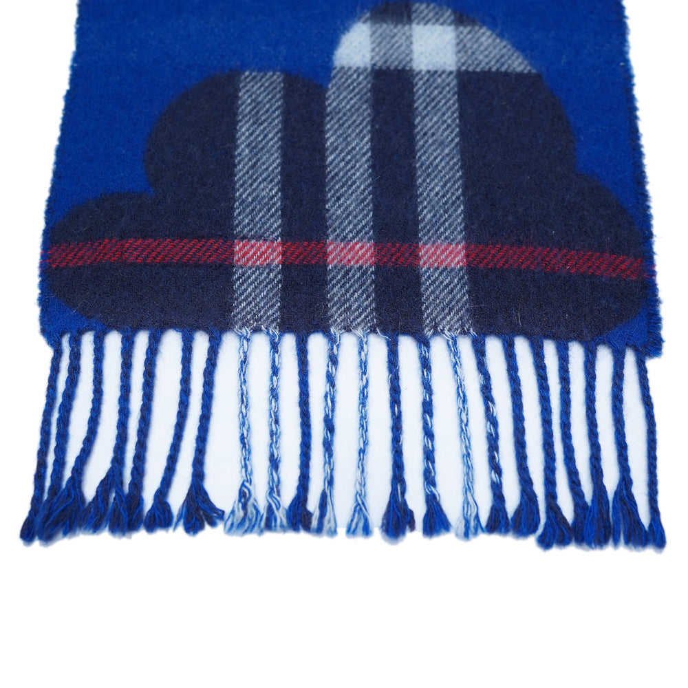 Wool Plaid Print Vintage Pre-Loved Scarf