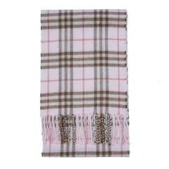 Wool Plaid Print Vintage Pre-Loved Scarf