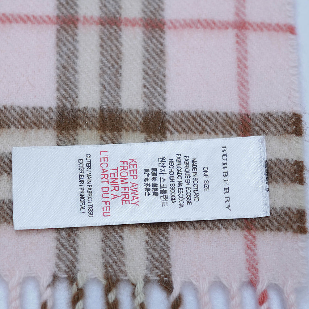 Wool Plaid Print Vintage Pre-Loved Scarf