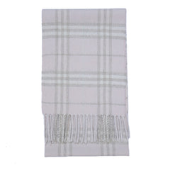 Cashmere Plaid Print Vintage Pre-Loved Scarf