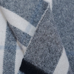 Merino/Cashmere Plaid Print Vintage Pre-Loved Scarf