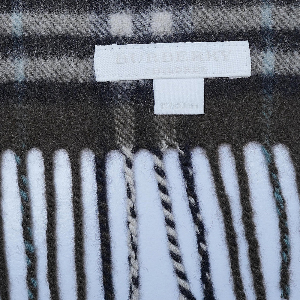 Wool Plaid Print Vintage Pre-Loved Scarf