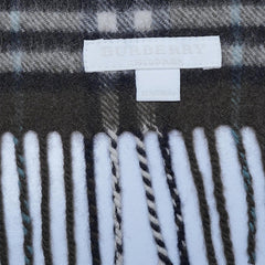 Wool Plaid Print Vintage Pre-Loved Scarf