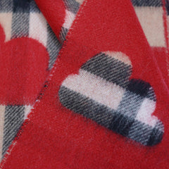 Wool Logo Print Vintage Pre-Loved Scarf