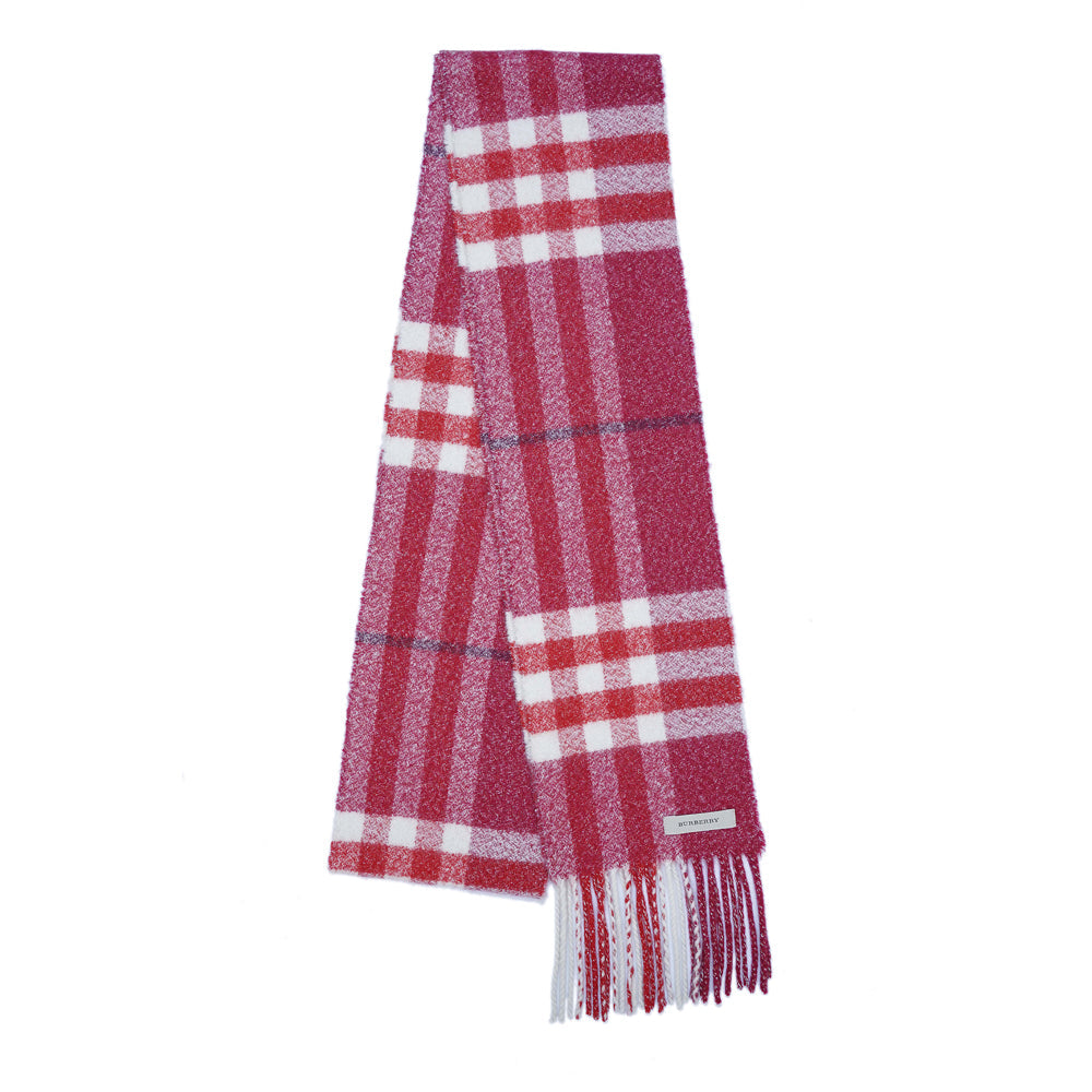 Wool Plaid Print Vintage Pre-Loved Scarf