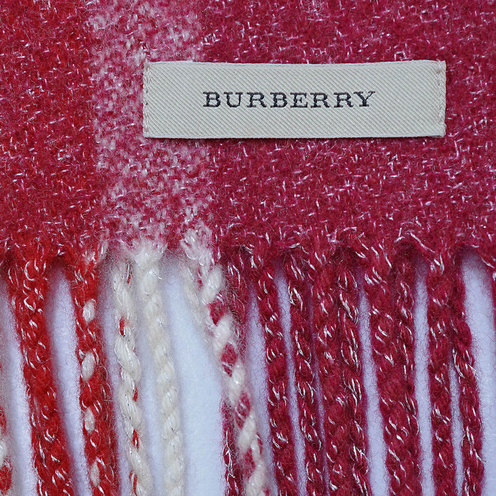 Wool Plaid Print Vintage Pre-Loved Scarf