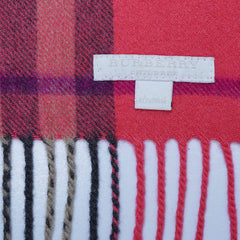Wool Plaid Print Vintage Pre-Loved Scarf