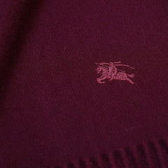 Cashmere Plain Print Vintage Pre-Loved Scarf