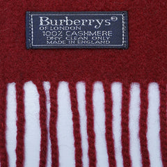 Cashmere Plain Print Vintage Pre-Loved Scarf