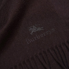 Cashmere Plain Print Vintage Pre-Loved Scarf