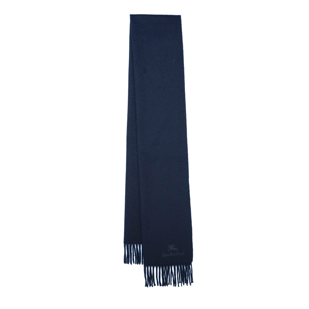 Cashmere Plain Print Vintage Pre-Loved Scarf