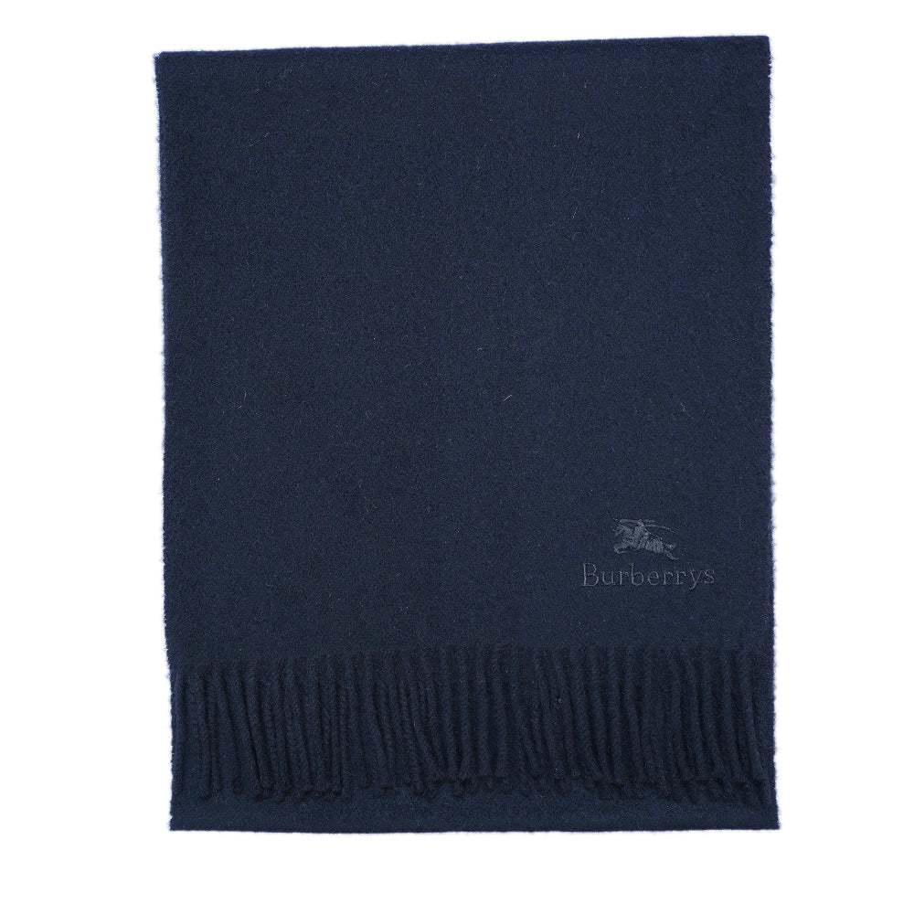 Cashmere Plain Print Vintage Pre-Loved Scarf