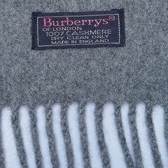Cashmere Plain Print Vintage Pre-Loved Scarf