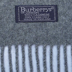 Cashmere Plain Print Vintage Pre-Loved Scarf