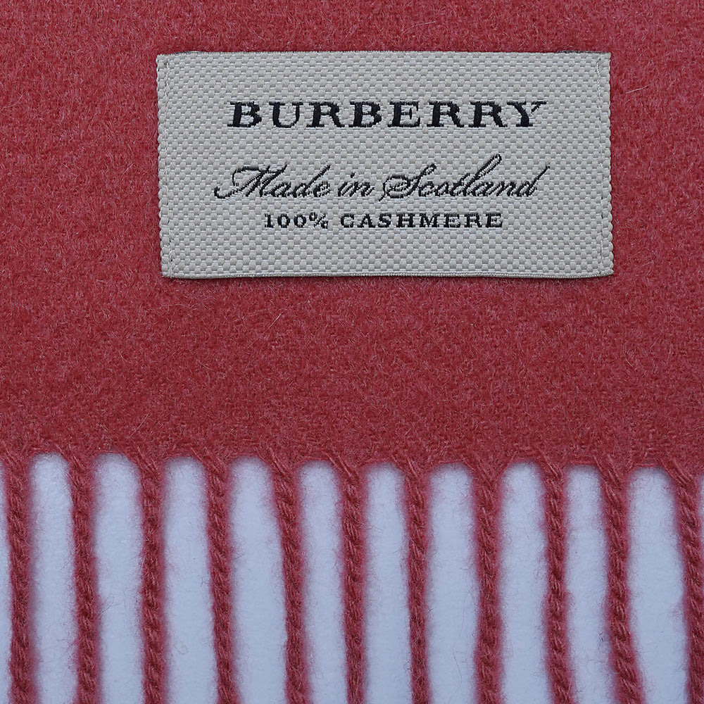 Cashmere Plain Print Vintage Pre-Loved Scarf