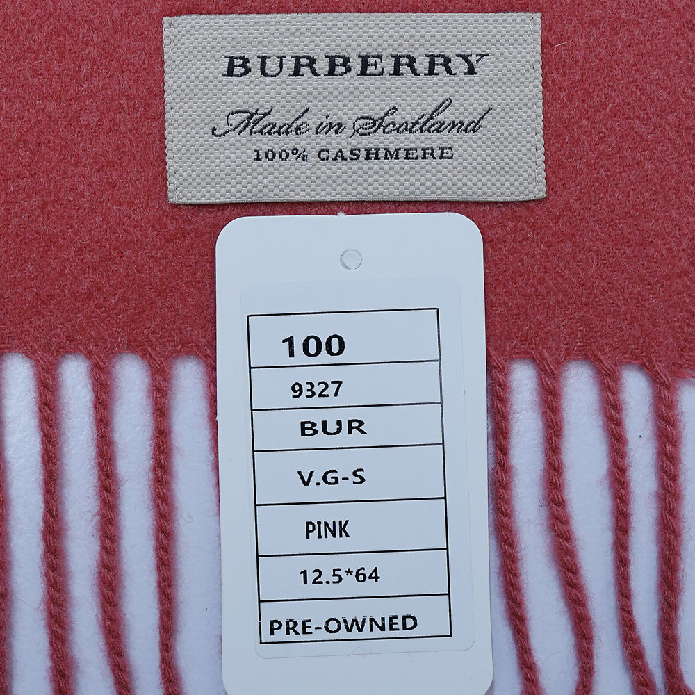 Cashmere Plain Print Vintage Pre-Loved Scarf